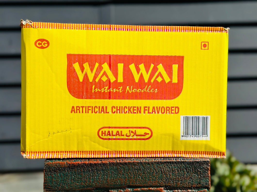 Wai Wai Chicken Flavour - Per Carton