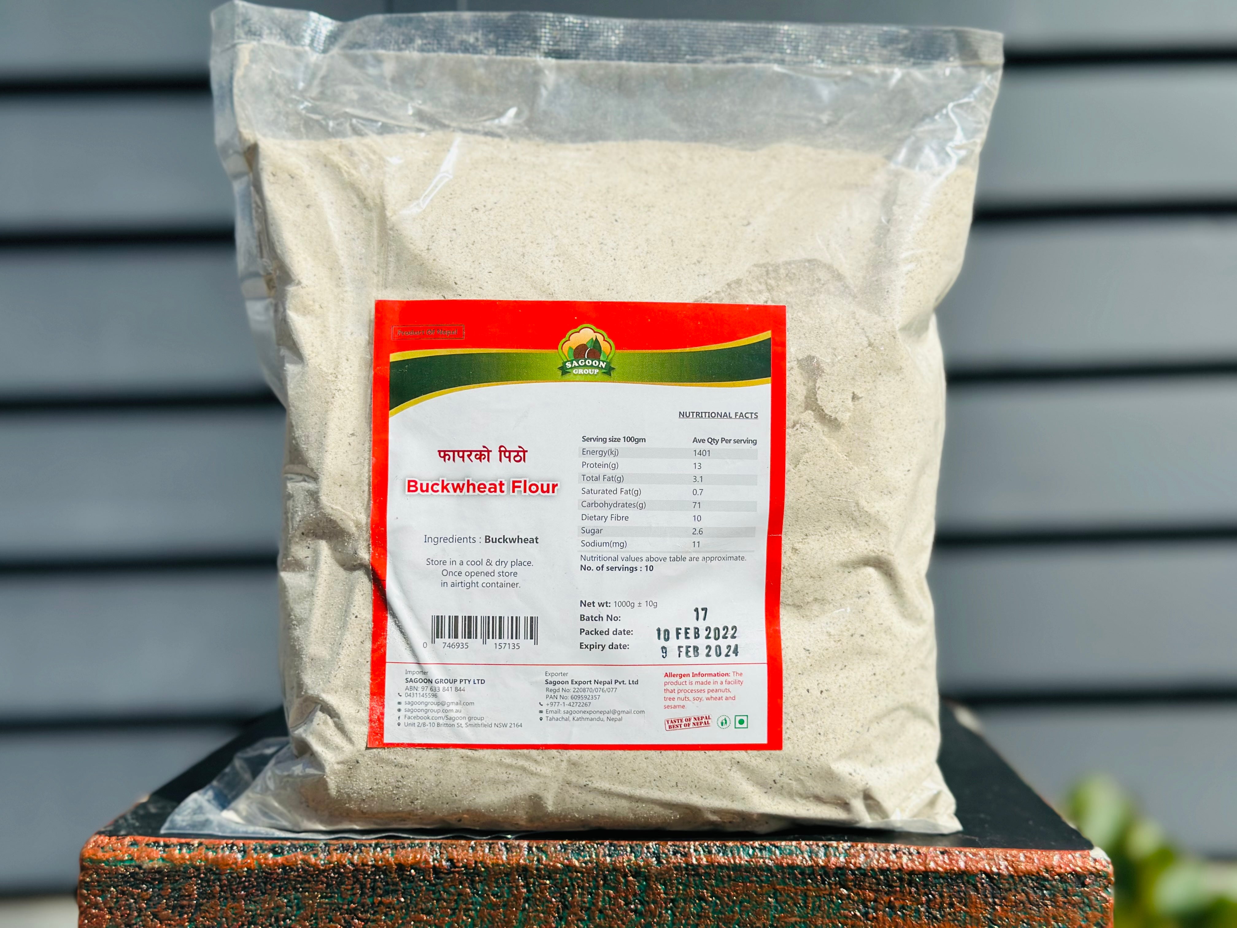 Faphar ko Pitho (Buckwheat Flour) - 1 kg – Hamro Foods NZ