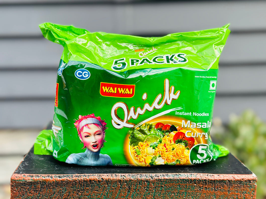 WaiWai Quicks Masala Curry Veg - 5 Pack