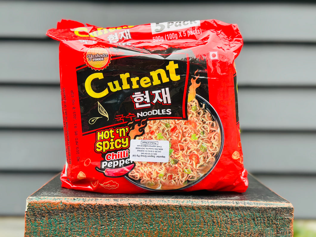 Current Hot 'n' spicy Noodles 100gm - 5 Packets