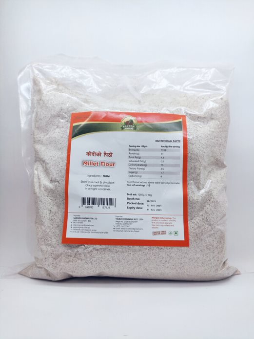 Nepali Kodo ko pitho (Millet Flour) - 1kg – Hamro Foods NZ